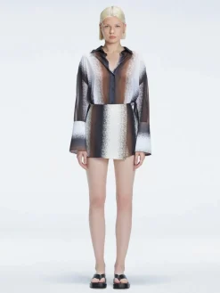 Gillian Black Degraded Skort