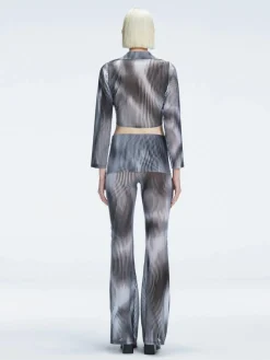 Greta Black Long Sleeve Tie Front Shirt