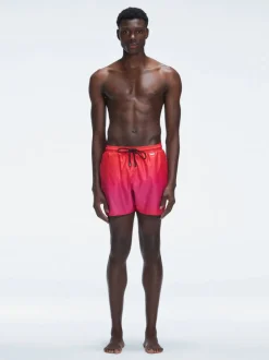 Griffin Red Gradient Swim Shorts