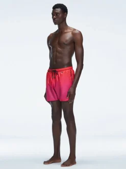 Griffin Red Gradient Swim Shorts