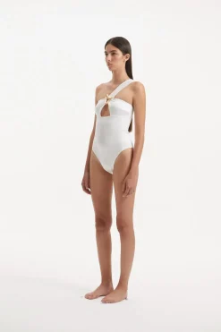 Halin White Swimsuit