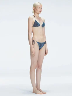 Hermione Black Triangle Bikini Top