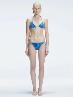 Hermione Blue Tie Side Bikini Bottom