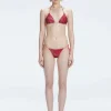 Hermione Red Tie Side Bikini Bottom