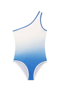 Honey Blue/White Kids One Piece