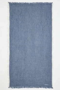 Ibiza Dark Blue/Ecru Towel