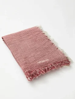 Ibiza Red Ochre/Ecru Towel
