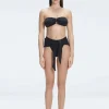 Ilana Black Bandeau Bikini Top