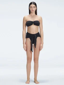 Ilana Black Bandeau Bikini Top