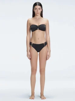 Ilana Black Bandeau Bikini Top