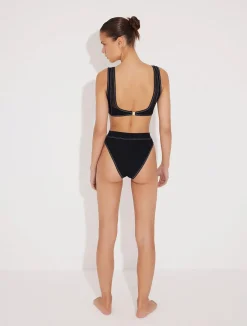 Ilari Black Bikini Top