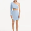 India White Baby Blue Skirt