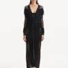 Itzel Black Kaftan