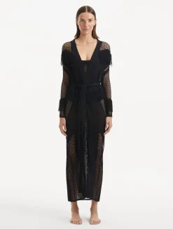 Itzel Black Kaftan