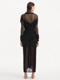 Itzel Black Kaftan