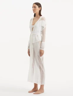 Itzel White Kaftan