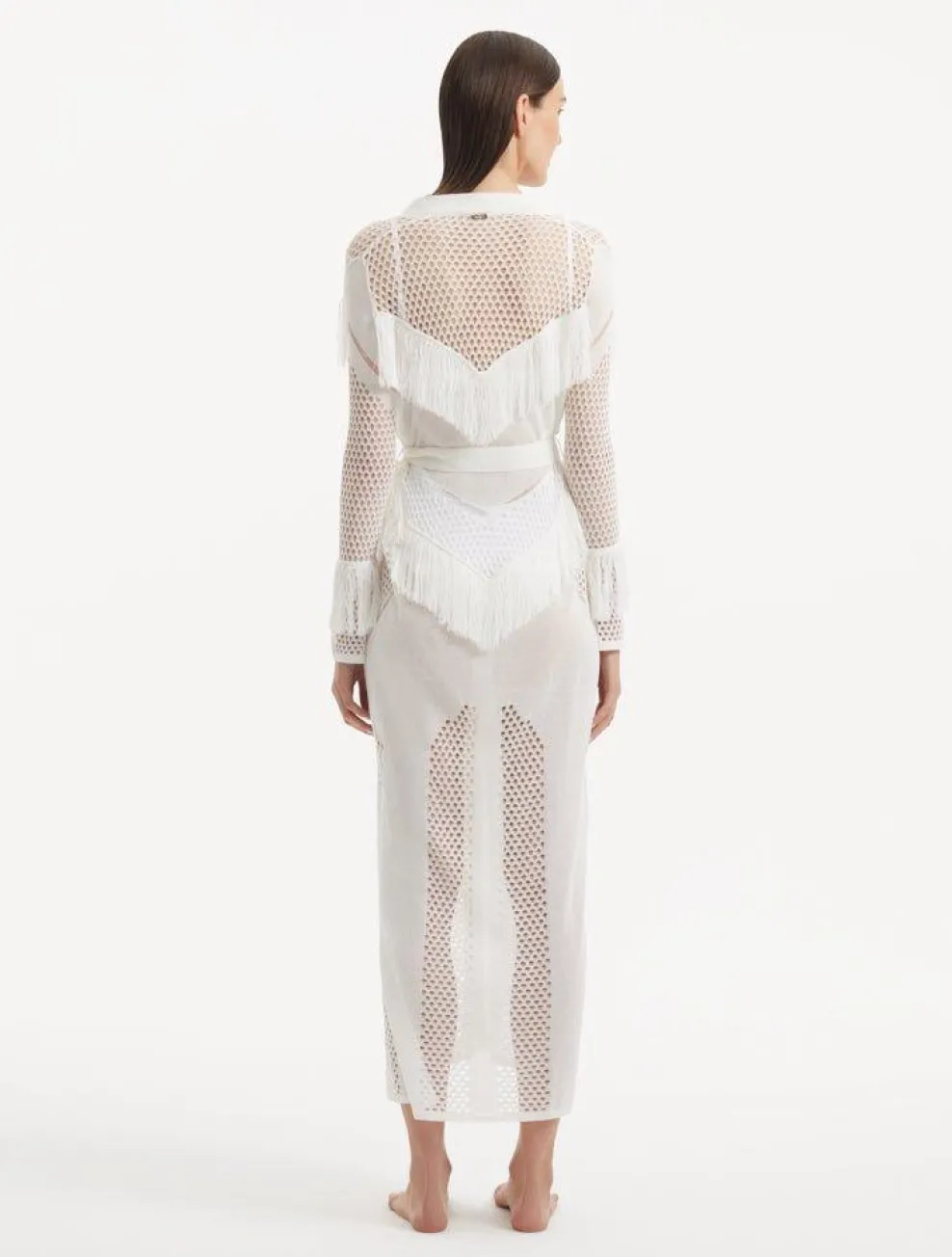Itzel White Kaftan