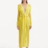 Itzel Yellow Kaftan