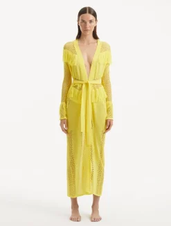 Itzel Yellow Kaftan