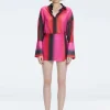 Janine Shirt and Gillian Skort Red Degraded Set