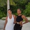 Jasmine Tookes - Honora Black Swimsuit