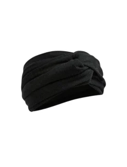 Josie Black Satin Headband