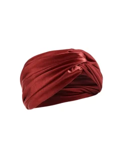 Josie Red Ochre Satin Headband