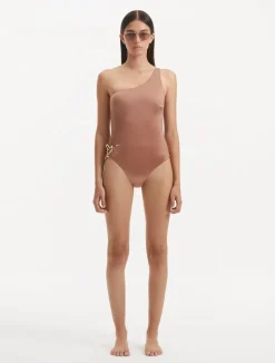 Kaimana Brown Swimsuit