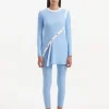Kamaria Blue Long Sleeve Accessorised Modest Swim Set