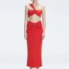 Lane Top and Esmeralda Skirt Red Set