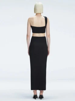 Lane Top and Esmeralda Skirt Black Set