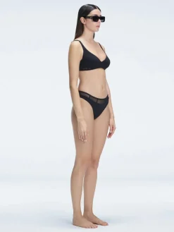 Lorelai Black High Waist Bikini Bottom