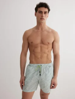 Louis Green Abstract Shorts