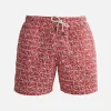 Louis Red Mosaic Shorts