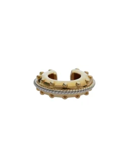 Mae Gold/Silver Two Colored Ear Cuffs