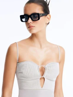 Marche Black Blue Sunglasses