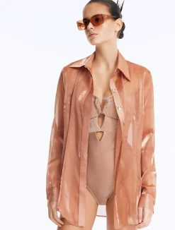 Marche Transparent Beige Sunglasses