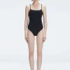 Marigold Black Corset One Piece Swimsuit