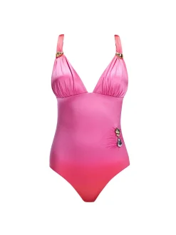 Marina Gradient V Neck One Piece Swimsuit