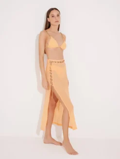 Maritza Orange Skirt
