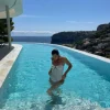 Marta Lozano - Kenna White Swimsuit