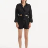 Masha Black Linen Short