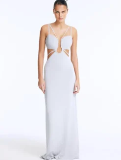 MASHA DUBROVSKAYA - CALLA SILVER DRESS