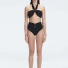 Meredith Black High Waist Bikini Bottom