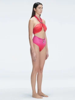 Meredith Gradient Halter Bikini Top