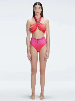 Meredith Gradient High Waist Bikini Bottom