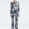 Mireya Bodysuit Freya Pants Black Optical Set