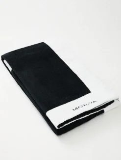 Monaco Black/White Duo-Colored Quick Dry Beach Towel