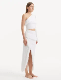 Monroe White Top and Alani Skirt Set