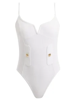 Muriel White Swimsuit